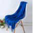 Fashion Favorite Pashmina Sjaal - Konings Blauw | Cashmere/Viscose | 180 x 70 cm