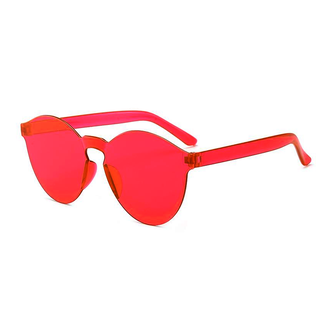 Fashion Favorite Festival Bril Rond - Rood