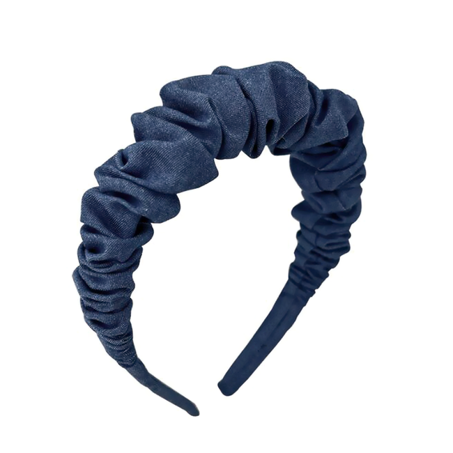 Fashion Favorite Denim Haarband - Donkerblauw | Spijkerstof/Jeans