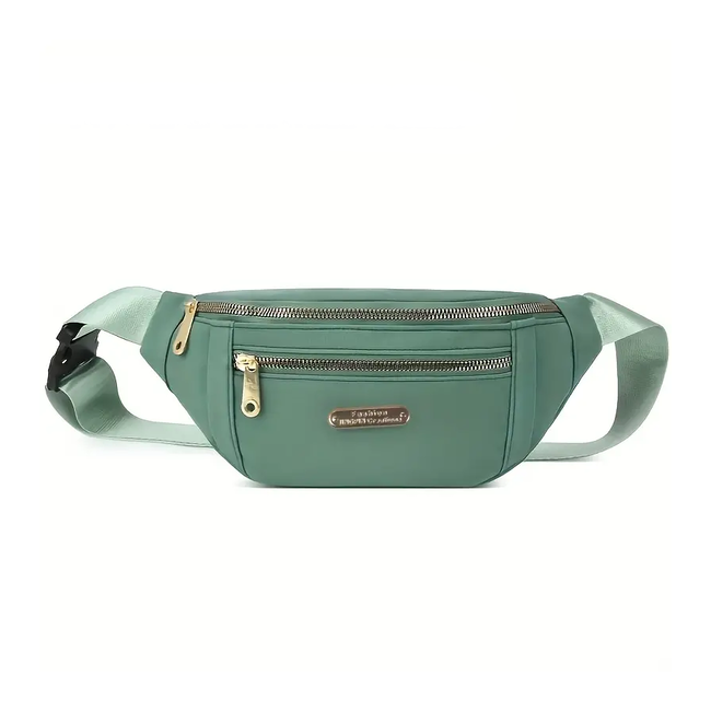 Fashion Favorite Heuptas - Groen Oxford | Canvas / Nylon |  30 x 14 x 7 cm