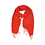 Pashmina Sjaal - Rood | Polyester | 180 x 70 cm