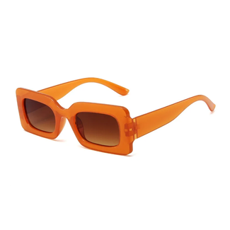 Fashion Favorite Rectangle Zonnebril - Oranje