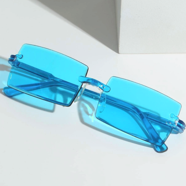 Neon Bril - Blauw | Fashion Favorite