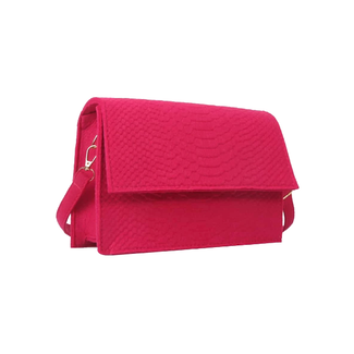 Fashion Favorite Croco Schoudertas Luxe - Roze