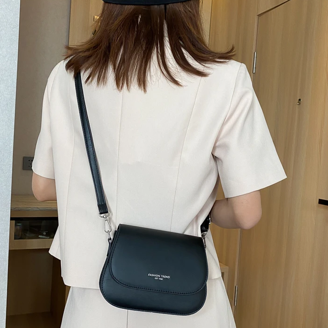 Fashion Trend Schoudertas - Zwart | 19 x 15 x 7 cm