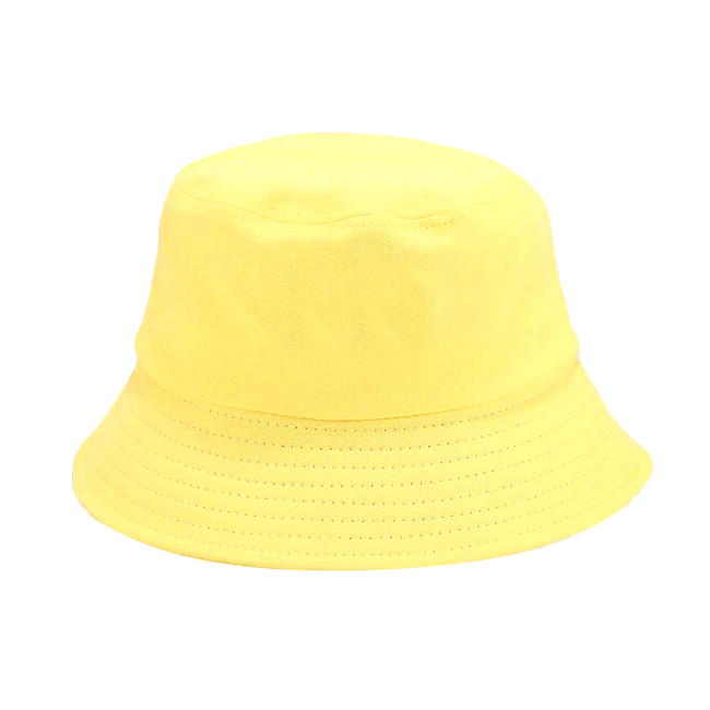 Fashion Favorite Bucket Hat - Geel | Katoen | Fashion Favorite