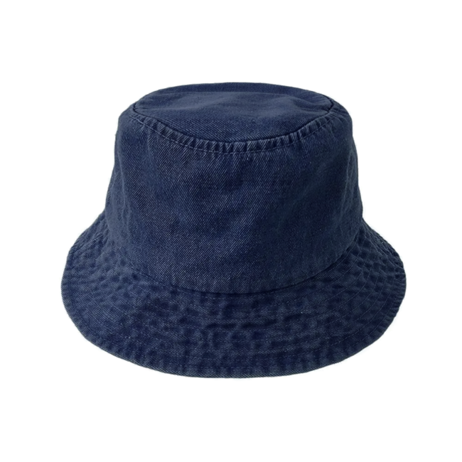 Fashion Favorite Denim Bucket Hat - Donkerblauw | Katoen