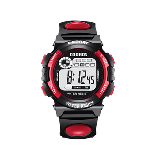 Fashion Favorite Digitaal Horloge - Zwart/Rood