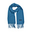 Pashmina Sjaal - Petrol | Polyester | 180 x 70 cm