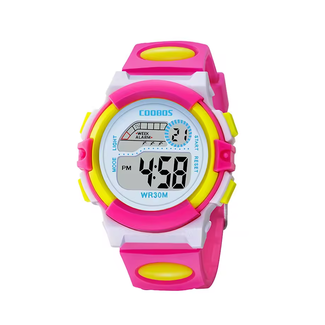 Fashion Favorite Digitaal Horloge - Roze/Geel