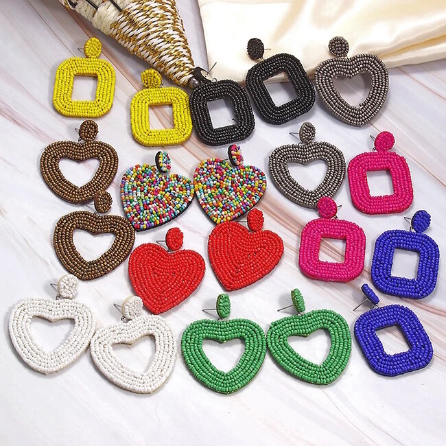 Emily Hart Oorbellen - Multi | 6,6 x 4,7 cm