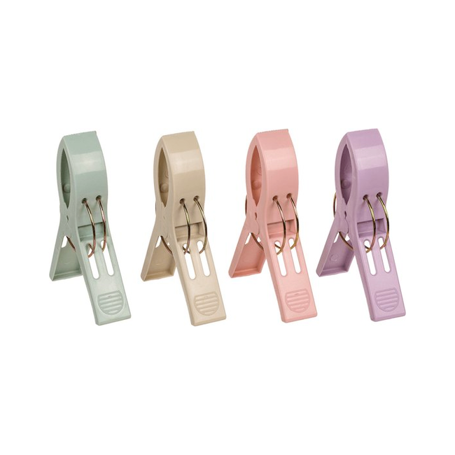 Strandlaken - Handdoek Knijper / Clip | Set 4 stuks