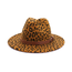 Fedora Hoed - Luipaard Cognac | Verstelbaar | 56 - 58 cm