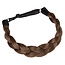 Vlecht / Braid Haarband - Medium Brown | Regular 3,5 cm