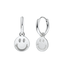 Smiley Oorringen - Zilverkleurig | 2 x 1 cm | Stainless Steel