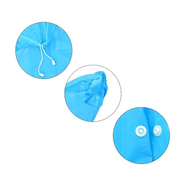 Kinder Regenjas - Blauw | Capuchon Poncho | EVA