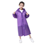 Kinder Regenjas - Paars | Capuchon Poncho | EVA