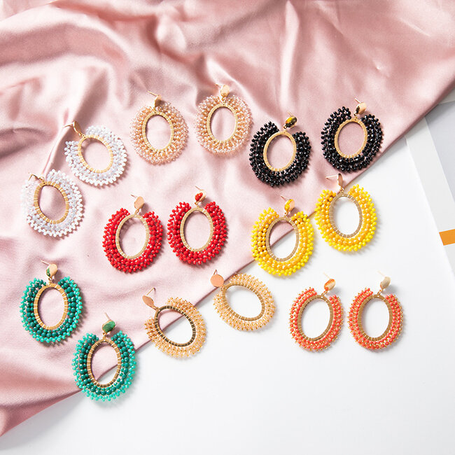 Jasmine Oorbellen | Groen | Fashion Favorite