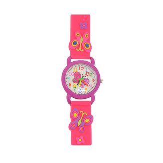 Fashion Favorite Kinder Horloge | 3D Vlinder Roze