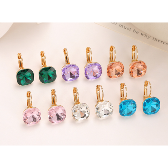 VEDA Oorbellen - Goud/Wit | Bijoux/Messing