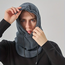 Fleece 3-in-1 Muts - Grijs | One size | Polyester