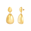 Fashion Favorite Oorbellen Double Drop - Goudkleurig