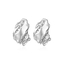 Oorbellen Sculpture - Zilverkleurig | 2,6 x 1,8 cm | Stainless Steel
