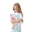 Unicorn / Eenhoorn Schoudertas - Blauw/Paars | 13,5 x 13,5 cm | Polyester / Acryl