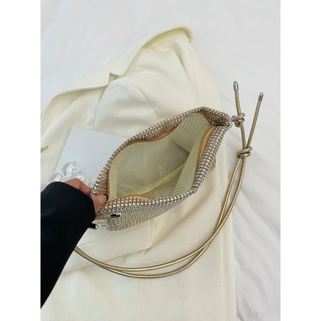 Metallic Clutch / Tas - Goud | 29 x 20,5 cm