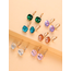 VEDA Oorbellen - Goud/Wit | Bijoux/Messing