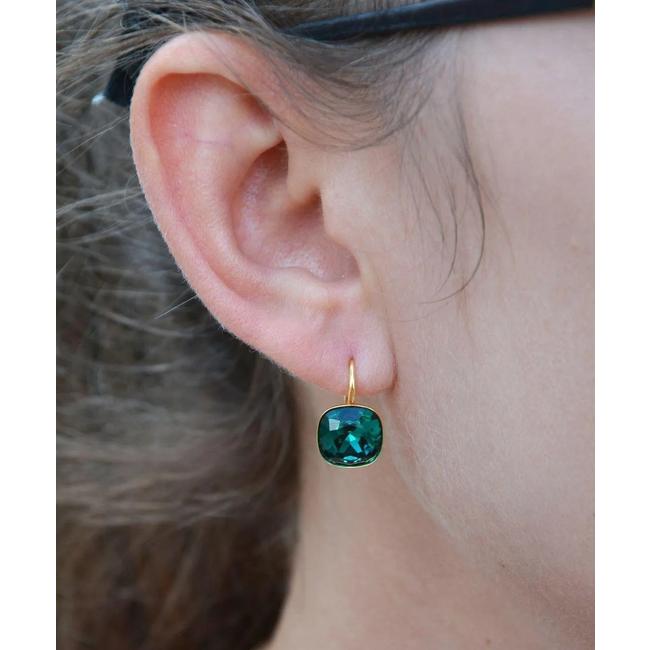 VEDA Oorbellen - Goud/Roze | Bijoux/Messing