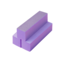 Nagel Polijstblok - Paars / Set 3 stuks | Nagelverzorging | Manicure