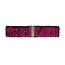 Sparkle Taille Riem - Donkerrood | 65 - 95 cm | Elastische Glitter Riem