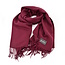 Flore Sjaal - Wijnrood | 190 x 70 cm | Polyester