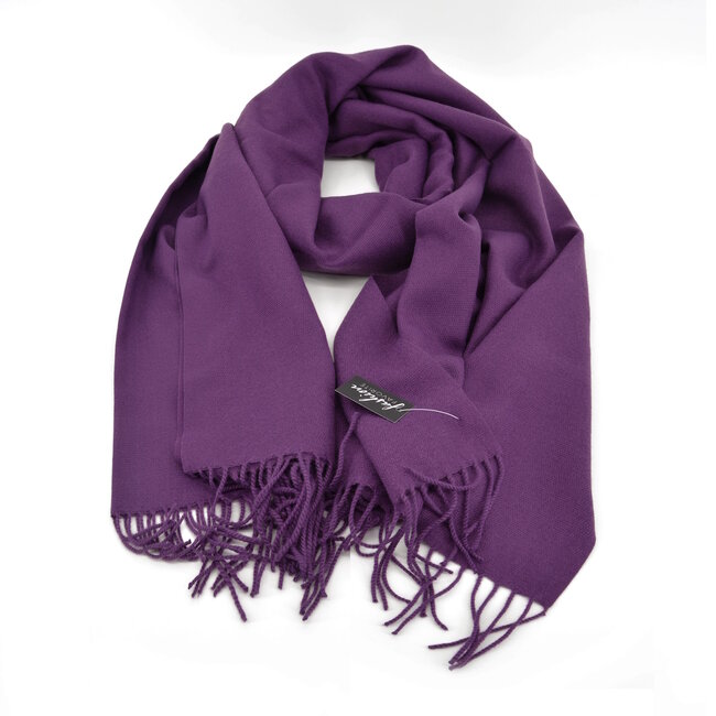 Flore Sjaal - Paars | 190 x 70 cm | Polyester