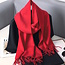 Flore Sjaal - Rood | 190 x 70 cm | Polyester