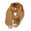 Flore Sjaal - Donkerbeige | 190 x 70 cm | Polyester