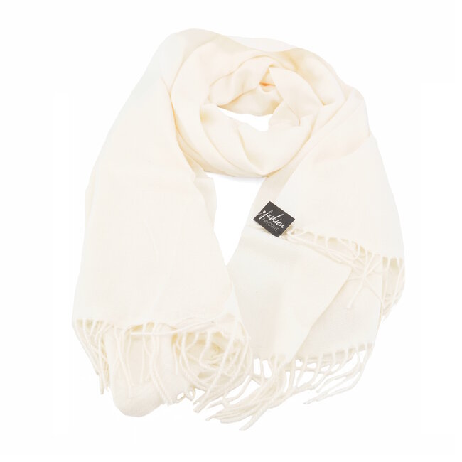 Flore Sjaal - Crème | 190 x 70 cm | Polyester