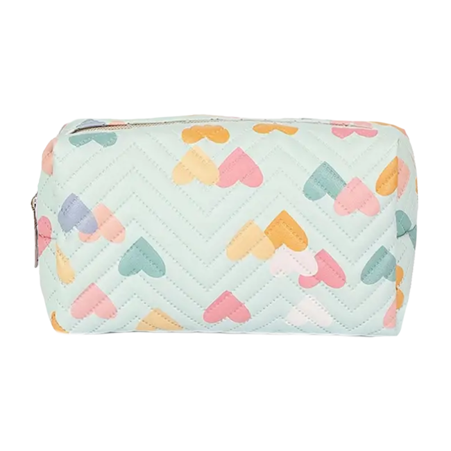 Kinder Toilettas / Etui - Hartje Groen | 17 x 9 x 8,5 cm| PVC