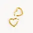 Oorringen Big Heart - Goudkleurig | Stainless Steel