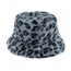 Furry Leopard Bucket Hat - Luipaard Grijs | Polyacryl | 56-58 cm