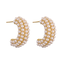 Nova Pearl Oorbellen - Goudkleurig | 2 x 0,8 cm