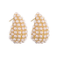 Nala Pearl Drop Oorbellen - Goudkleurig | 2,8 x 1,7 cm