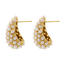 Nala Pearl Drop Oorbellen - Goudkleurig | 2,8 x 1,7 cm
