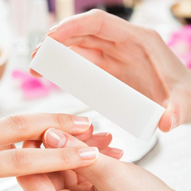 Nagel Polijstblok - Paars / Set 3 stuks | Nagelverzorging | Manicure