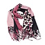 Leopard Sjaal - Roze | 180 x 70 cm | Polyester