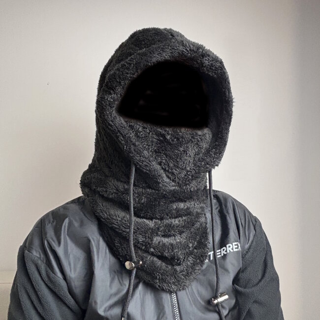 Skimasker 3-in-1 Muts - Zwart | One size | Fleece / Polyester