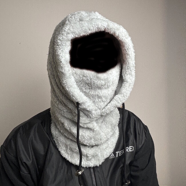 Skimasker 3-in-1 Muts - Grijs | One size | Fleece / Polyester