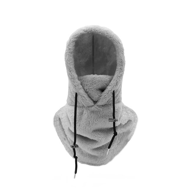 Skimasker 3-in-1 Muts - Grijs | One size | Fleece / Polyester