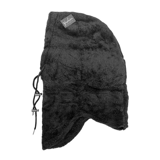 Skimasker 3-in-1 Muts - Zwart | One size | Fleece / Polyester